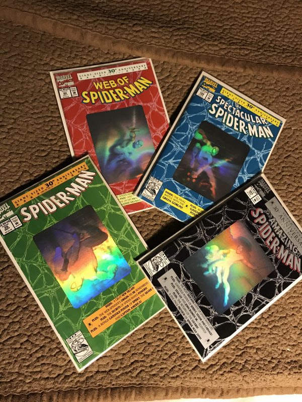 Spider-man Hologram Covers Set